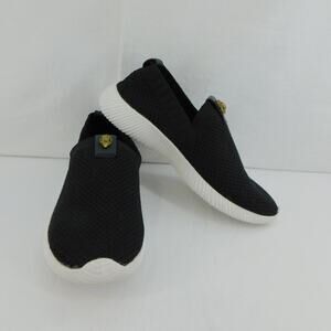 Kurt Geiger Lorna Black Knitted Slip-on Women's Sneakers Size 5